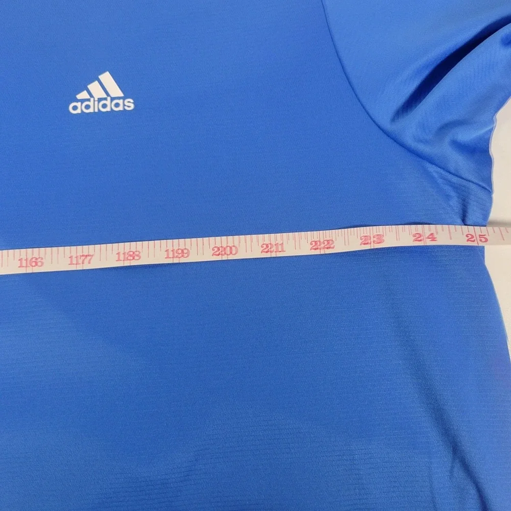 Adidas Mens 2XL Blue ClimaCool W&S Open Cincinnati Tennis Athletic Shirt